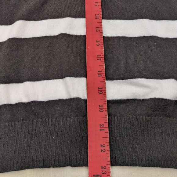 2 Sweaters: LOFT Black & White and World Republic Black - Picture 5 of 15